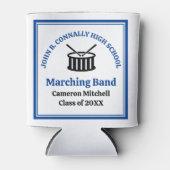 Blue High School Marching Band Afstudeerfeest Blikjeskoeler (Voorkant)