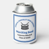 Blue High School Marching Band Afstudeerfeest Blikjeskoeler (Blikje Achterkant)