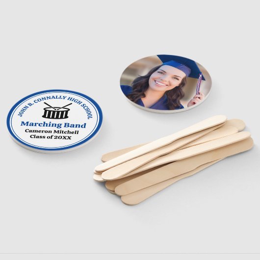 Blue High School Marching Band  Handwaaier (Niet-gemonteerd)