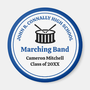 Blue High School Marching Band  Magneet