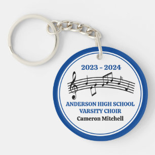 Blue High School Varsity Koor Sleutelhanger