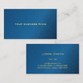 Blue High-tech Circuit Board-visitekaartje Visitekaartje (Voorkant / Achterkant)