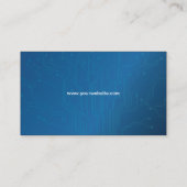 Blue High Technology Circuit Board visitekaartje (Achterkant)
