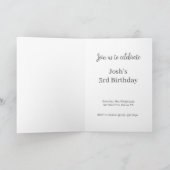 Blue Highland Koe verjaardagsfeestje (Binnen)