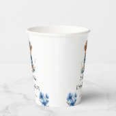 Blue Highland Koe verjaardagsfeestje Papieren Bekers (Rechts)