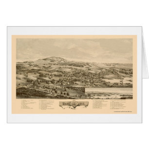 Blue Hill, ME Panoramic Map - 1896