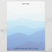 Blue Hills Gepersonaliseerd Briefhoofd (Voorkant)