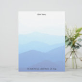 Blue Hills Gepersonaliseerd Briefhoofd (Staand voorkant)