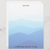 Blue Hills Gepersonaliseerd Briefhoofd (Voorkant / Achterkant)