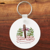 Blue Hills Massachusetts Ski logo Sleutelhanger (Achterkant)