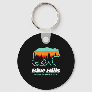 Blue hills massachusetts skien snowboarden beer  sleutelhanger