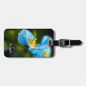 Blue Himalayan Poppy Bagagelabel (Voorkant horizontaal)