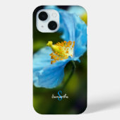 Blue Himalayan Poppy Phone case (Achterkant)