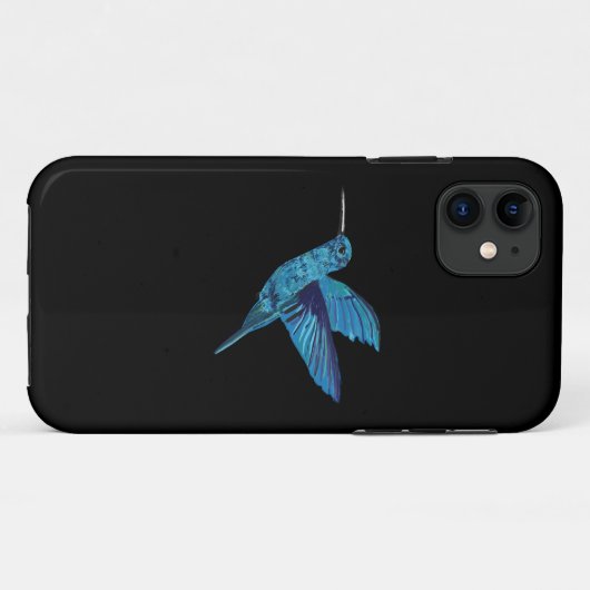 Blue Himmingbird Case-Mate iPhone Case (Achterkant (horizontaal))