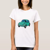 Blue Hippie Car Basic Shirt (Voorkant)