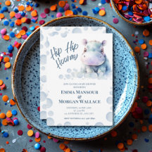 Blue Hippo Baby shower