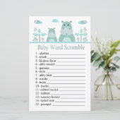 Blue Hippo Baby word scramble game (Staand voorkant)