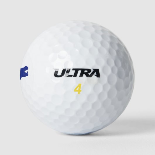 Blue-Hippo Golfballen (Logo)