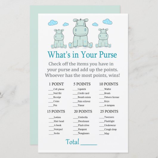 Blue Hippo Wat zit er in je paardenspel? (Voorkant / Achterkant)