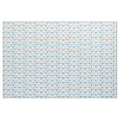 Blue Hipster Geek Glasses Fabric Stof (Yard (91,4 cm))