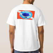 Blue Hole Diver Basic T-shirt (Achterkant)