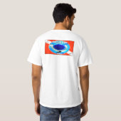 Blue Hole Diver Basic T-shirt (Achterkant volledig)
