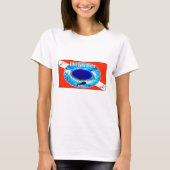 Blue Hole Diver Basic T-shirt (Voorkant)