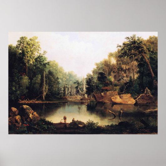 Blue Hole, Little Miami River Poster (Voorkant)
