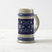 Blue Holiday Stein Mok (Voorkant rechts)