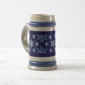 Blue Holiday Stein Mok (Voorkant links)