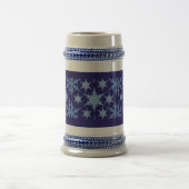 Blue Holiday Stein Mok (Center)