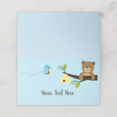 Blue Honey Beer en Bumble Bee Place-kaarten Plaatskaartje (Buitenkant ongevouwen)