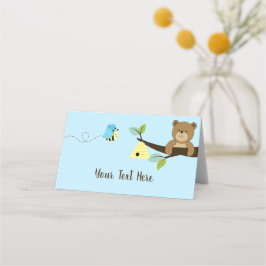 Blue Honey Beer en Bumble Bee Place-kaarten Plaatskaartje