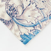 Blue Honeysuckle (van William Morris) Fleece Deken (Hoek)