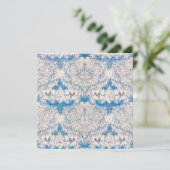 Blue Honeysuckle (van William Morris) Kaart (Staand voorkant)
