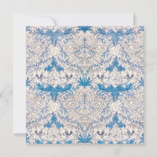 Blue Honeysuckle (van William Morris) Kaart (Voorkant)