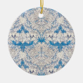 Blue Honeysuckle (van William Morris) Keramisch Ornament (Voorkant)