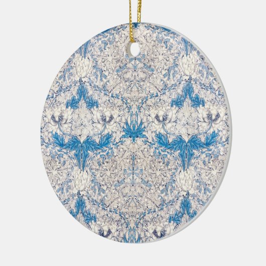Blue Honeysuckle (van William Morris) Keramisch Ornament (Links)