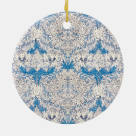 Blue Honeysuckle (van William Morris) Keramisch Ornament