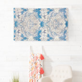 Blue Honeysuckle (van William Morris) Spandoek (Insitu)