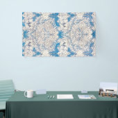 Blue Honeysuckle (van William Morris) Spandoek (Beurs)