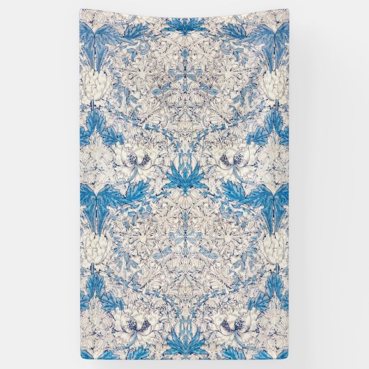 Blue Honeysuckle (van William Morris) Spandoek (Verticaal)