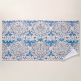 Blue Honeysuckle (van William Morris) Strandlaken