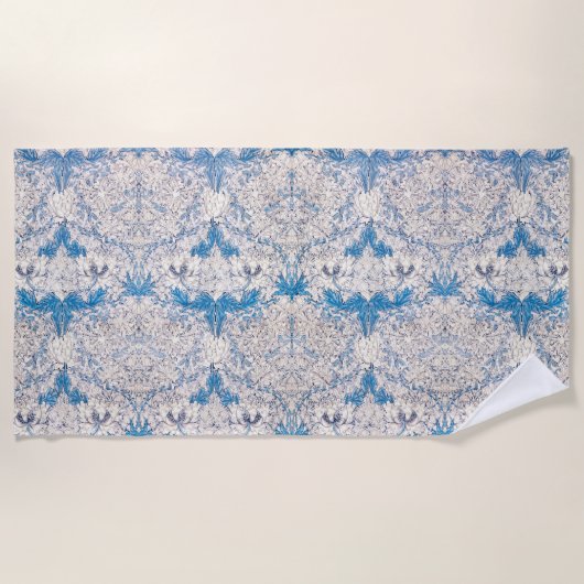 Blue Honeysuckle (van William Morris) Strandlaken (Voorkant)