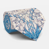 Blue Honeysuckle (van William Morris) Stropdas (Opgerold)