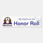 Blue Honor Roll Bumpersticker (Voorkant)