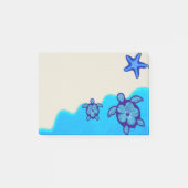 Blue Honu Turtles Post-it® Notes (Voorkant)