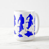 Blue Hoody Bicycle Mok (Voorkant rechts)