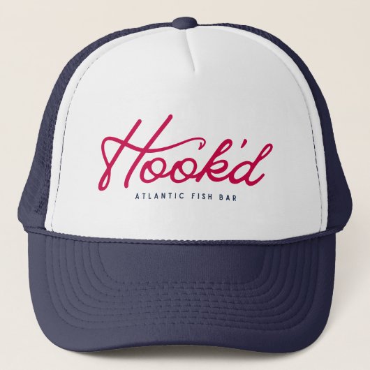 Blue Hook'd Trucker Hoed Pet (Voorkant)