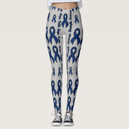 Blue Hope Faith Sterke Courage...RA Leggings